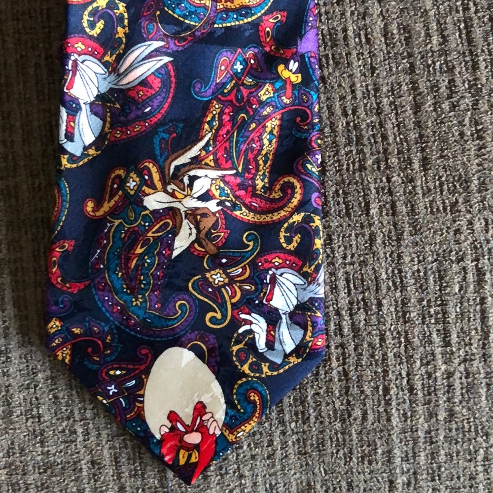 (2 for $15) Vintage looney toons tie